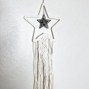 Home Decor Star Boho Trendy Macrame Farmhouse Wall Hanging